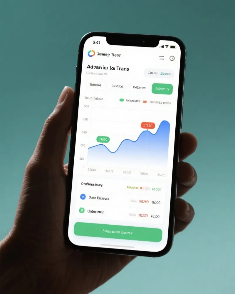 移动端数据分析界面